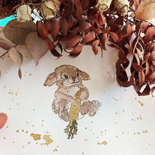 Cargar imagen en el visor de la galería, Conejito - Animal. Acuarela original