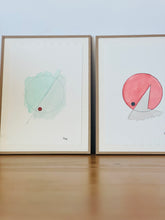 Cargar imagen en el visor de la galería, "Dos" Improvisación en acuarela