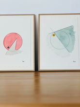 Cargar imagen en el visor de la galería, "Dos" Improvisación en acuarela