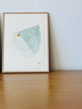 Cargar imagen en el visor de la galería, "Tres" Improvisación en acuarela