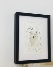 Cargar imagen en el visor de la galería, Oso Polar - Animal. Acuarela original
