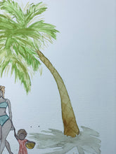 Cargar imagen en el visor de la galería, “Madre tropical” en acuarela
