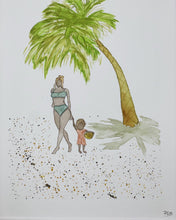 Cargar imagen en el visor de la galería, “Madre tropical” en acuarela
